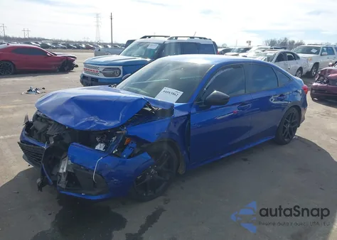 2023 Honda Civic Sport z USA, uszkodzony, nr VIN 2HGFE2F51PH549367